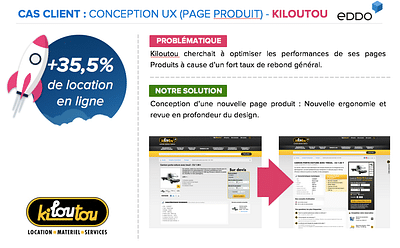 CONCEPTION UX (PAGE PRODUIT) - Ergonomie (UX/UI)
