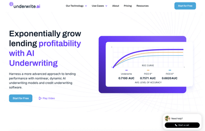 Underwrite.ai - Website Creation