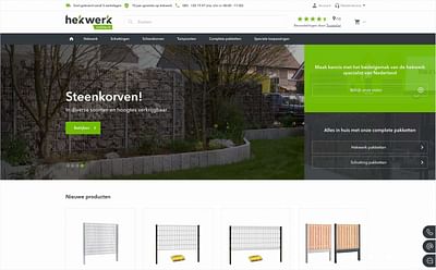 Magento 2 webshop Fenceweb: Hekwerkonline.nl - Website Creation