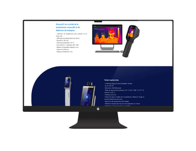 Création de site vitrine et logo épuré - Creación de Sitios Web