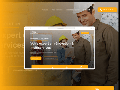 Création site internet DHD GLOBAL SOLUTION - Création de site internet