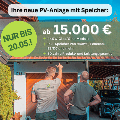 Online ADs / Werbeanzeigen für Green Energize - Webseitengestaltung