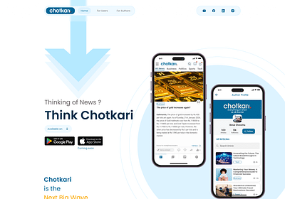 Chotkari - News Aggregating Platform [Web + App] - Usabilidad (UX/UI)