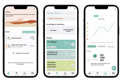 Digital Health App (Digitale Therapiebegleitung) - Application mobile