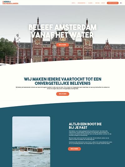 Webdesign+development voor Rederij de Nederlanden - SEO