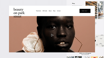 Fashion website design by Ossmium - Grafikdesign