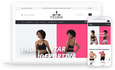 Sitio web FDR Sport - E-commerce