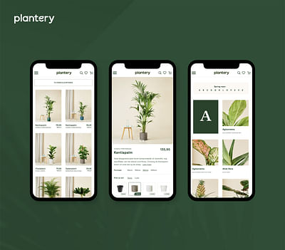 Plantery - Website Creatie