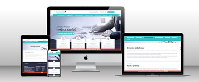 Website Design  of  CONTABIL Biuro Rachunkowe - Aplicación Web