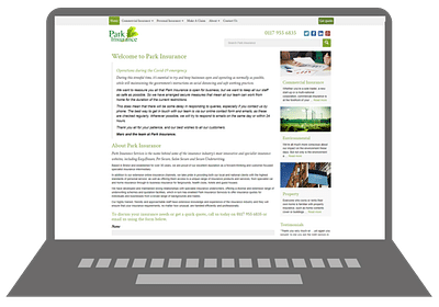 Park Insurance: blog copy, email marketing & SEO - Textgestaltung