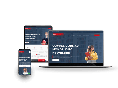 Création site vitrine école - Creación de Sitios Web