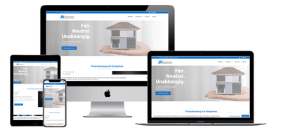 Websiterstellung für einen Finanzdienstleister - Creación de Sitios Web
