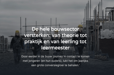 De bouwsector versterken: van theorie tot praktijk - Digital Strategy