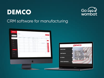 CRM software for manufacturing - Software Development