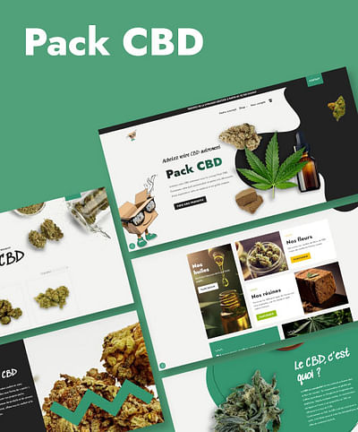 Site web Pack CBD - Webseitengestaltung