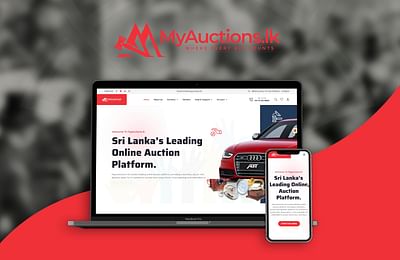 MyAuctions.lk Website Development - Website Creation