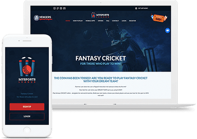 My Sports League - Website Creation