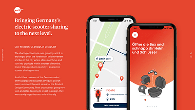 Emmy - Taking Germany’s shared mobility to the nex - Mobile App