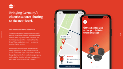 Emmy - Taking Germany’s shared mobility to the nex - Mobile App