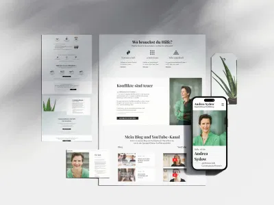 Andrea Sydow Website Re-Launch - Webseitengestaltung