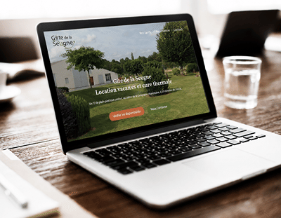 Création site internet du Gîte de la Seugne - Création de site internet