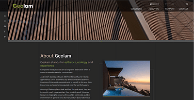 Geolam - Création de site internet