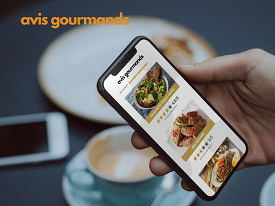 Projet Avis Gourmands : Application Web & Mobile - Mobile App