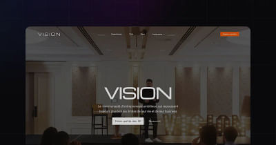 Vision - Plateforme - Communauté d'entrepreneurs - Website Creation