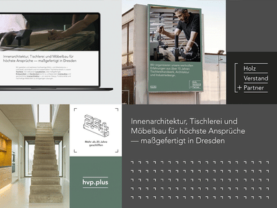 Holz, Verstand und Partner — Positionierung für Handwerksbetrieb - Design & graphisme