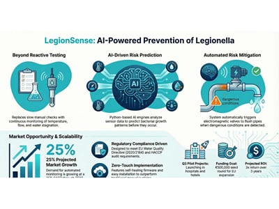 LegionSense — IoT legionella prevention (R&D prototype) - Product Management
