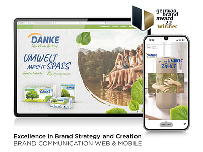 Danke Social Ad Kampagne und Webseitenlaunch - Motion-Design