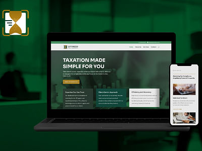 Diseño de Sitio Web para Optimized Tax - Webseitengestaltung