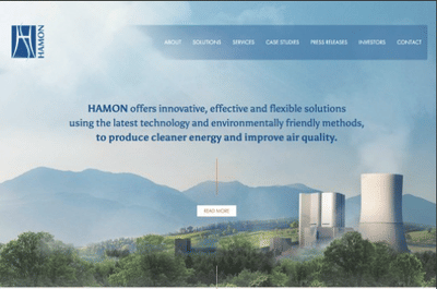 Hamon - Stratégie | Site web | Design | UX | API - Website Creatie