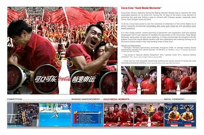 GOLD MEDAL MOMENTS - Advertising