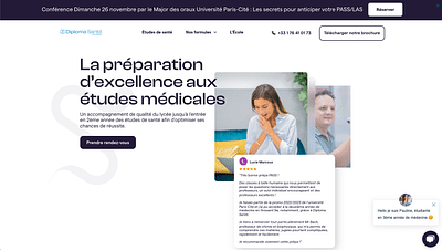 DiplomaSanté - Création de site internet