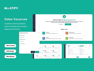 Dates Vacances-Web Platform for Public Holidays - Software Development