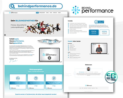 BEHIND performance | Webdesign - Webanwendung