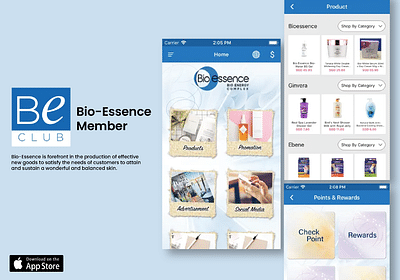 Bio-Essence - Application mobile