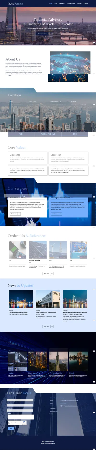 Index Partners - WEB DESIGN - Website Creatie