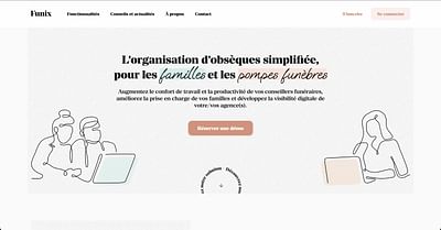 Création d'un outil pour la gestion d'obsèques - Stratégie digitale