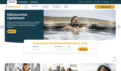 Groupe Mutuel: campagnes d'acquisition digitales - Onlinewerbung