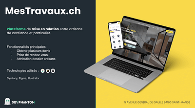 mestravaux.ch - Website Creation