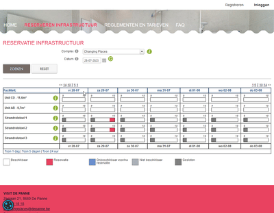 Changing places De panne - Innovation