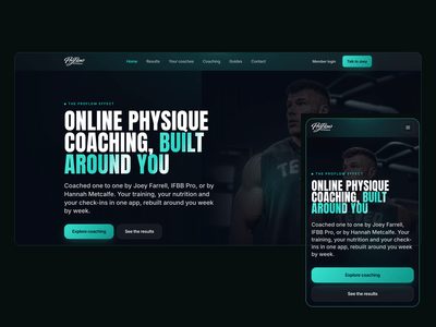 ProFlow Physiques marketing site - Website Creation