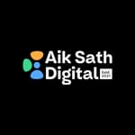 Aik Sath Digital logo