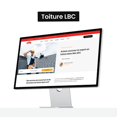 Création de site internet - Toiture LBC - Webseitengestaltung