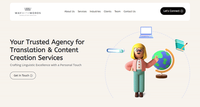 Website Design for Boutique Translation Agency - SEO