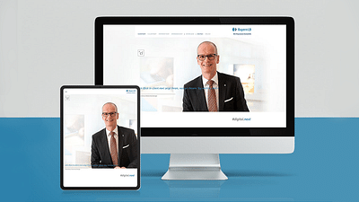 Gestaltung Corporate Website BayernLB - Website Creation