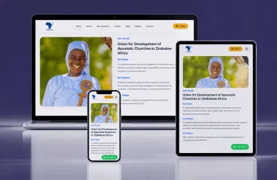 UDACIZA NGO website project - Création de site internet