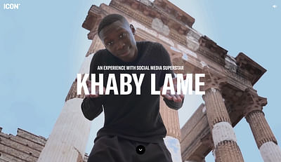 ICON x Khaby Lame - Webseitengestaltung